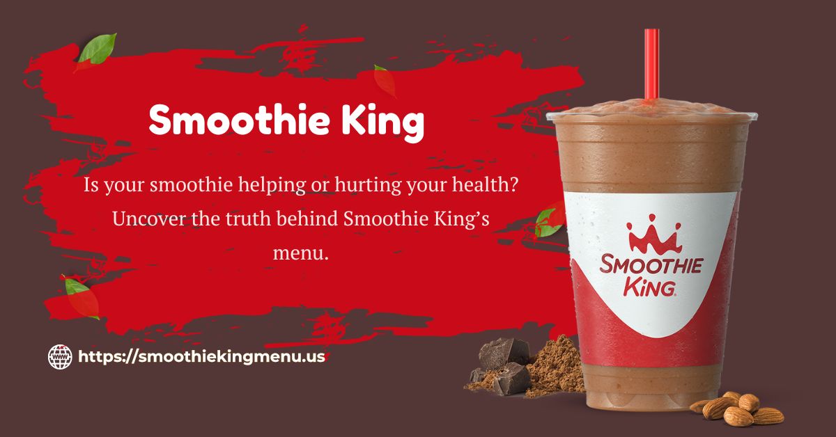 smoothie king menu opening hour