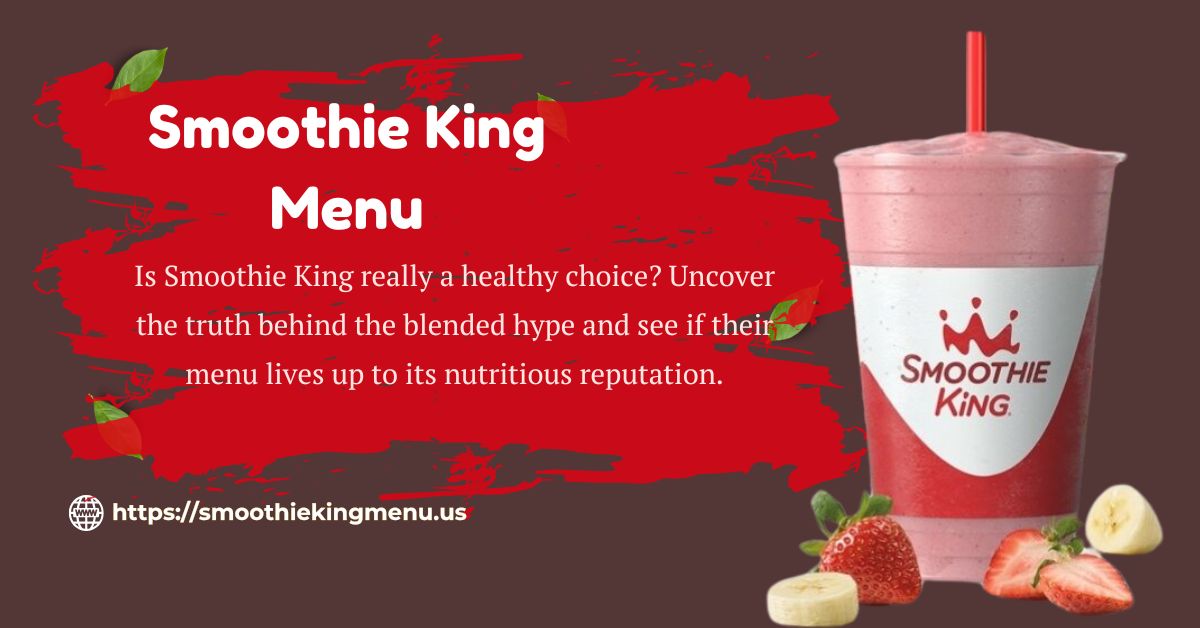 smoothie king menu usa
