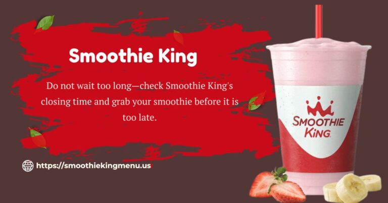 smoothie king menu usa
