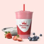 Smoothie King Strawberry Bluegurt Blitz Menu items USA