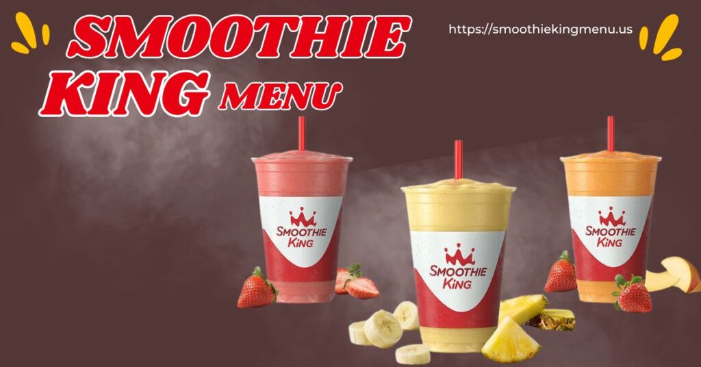 smoothie king menu