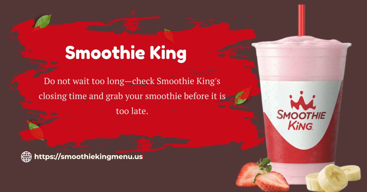 smoothie king menu usa